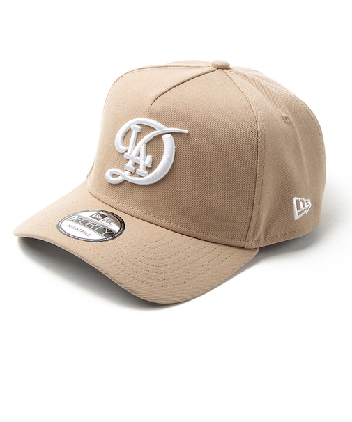 【海外限定 日本未発売】NEW ERA ニューエラ 9FORTY A-Frame MLB City Connect Los Angeles Dodgers 60578827 キャメル