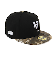 【海外限定 日本未発売】ドジャース キャップ 帽子NEW ERA ニューエラ 59FIFTY Los Angeles Dodgers UPSIDE DOWN ブラック/カモ