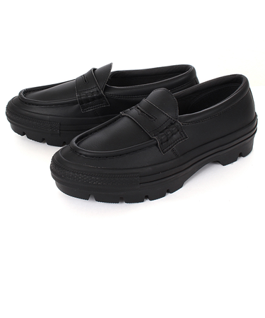 converse コンバース ALL STAR CHUNK LOAFER オールスター チャンク ローファー 1SE438 31314200 ブラックモノクローム