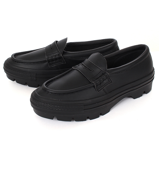 converse コンバース ALL STAR CHUNK LOAFER オールスター チャンク ローファー 1SE438 31314200 ブラックモノクローム