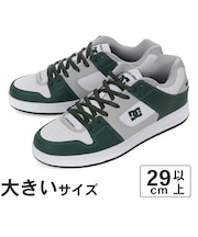 大きいサイズ【29cm 30cm】DC Shoes ディーシーシューズ MANTECA SE マンテカ SE DM251006-100 ホワイト/グリーン/グレー