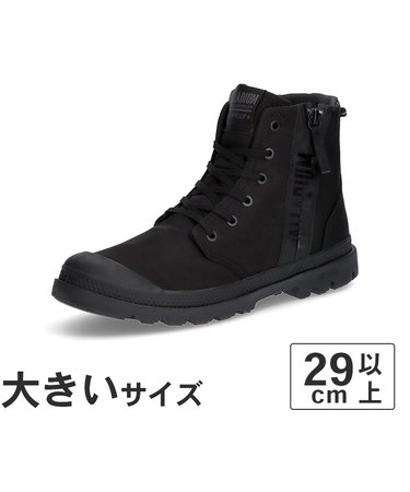 大きいサイズ【29cm 30cm】PALLADIUM パラディウム PAMPA HI SEEKR2 LT+WP+ パンパ ハイ シーカー 2 ライト ウォータープルーフ 74406-010 オールブラック