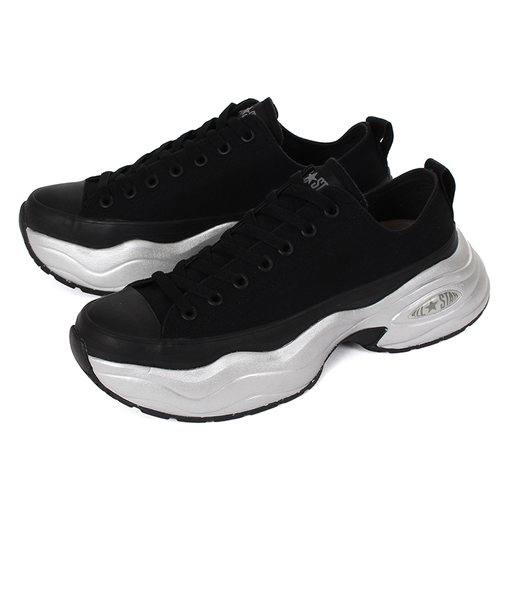 converse コンバース ALL STAR R SURGETRAINER MT OX オールスター アール サージトレーナー MT オックス 31313920 ブラック/シルバー