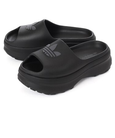 adidas アディダス ADIFOM STAN SLIDES W アディフォーム スタン スライド ウィメンズ JI2610 ブラック/グレー