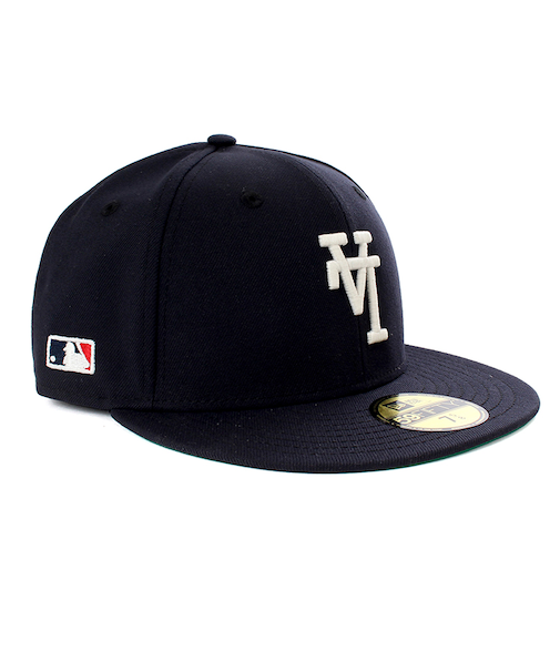 【海外限定 日本未発売】ドジャース キャップ 帽子 NEW ERA ニューエラ 59FIFTY Los Angeles Dodgers UPSIDE DOWN ネイビー