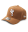 【海外限定 日本未発売】ドジャース キャップ 帽子 NEW ERA ニューエラ 9FORTY A-Frame Los Angeles Dodgers UPSIDE DOWN ライトブロンズ
