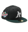 【海外限定 日本未発売】アスレチックス キャップ 帽子 NEW ERA ニューエラ 59FIFTY WORLD SERIES 1989 OAKLAND ATHLETICS 70805224 ブラック