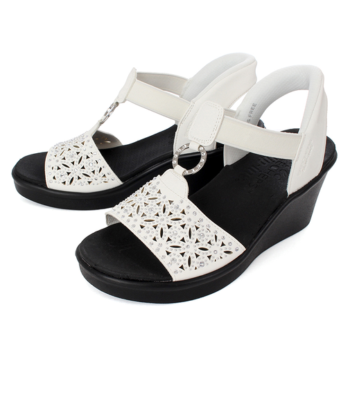 SKECHERS スケッチャーズ SLIP-INS スリップインズ ランブル オン ダンシング アウェイ 119619 BLK WHT