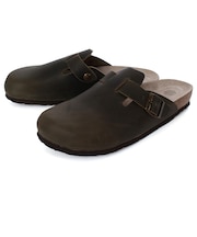 GENUINS ジェニュインズ RIVA OILED LEATHER G105786JT カーキ