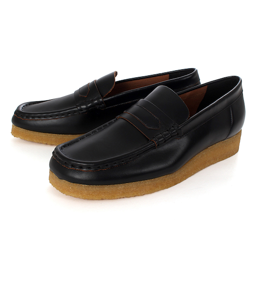 Clarks Originals クラークス オリジナルズ WALLABEE LOAFER レディース ワラビーローファー 26177721 ブラックスムースレザー