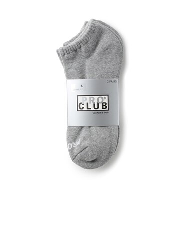 PRO CLUB プロクラブ メンズ ショートソックス 3足セット NO SHOW SOCK 3-PAIRS 43PC0907