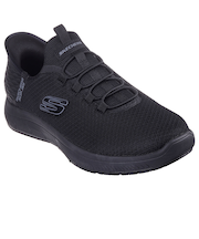 SKECHERS スケッチャーズ SLIP-INS スリップインズ ワーク サミッツ コルシン 200205W BBK ブラック