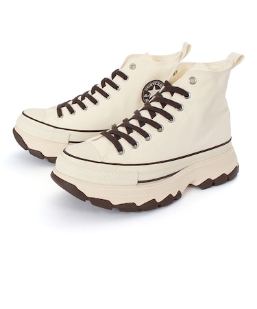 converse コンバース ALL STAR TREKWAVE CB HI オールスター トレックウエーブ CB ハイ 1SE664 31315861 オフホワイト/コーヒーブラウン