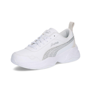 PUMA プーマ ウィメンズ シリア モード グリッター 405082-01 ホワイト/シルバー