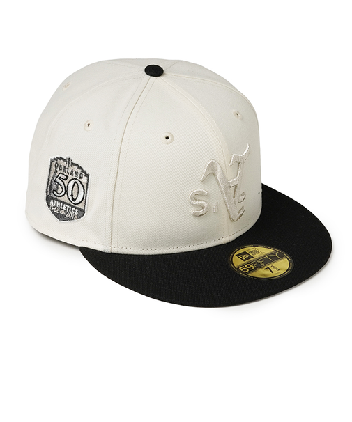 【海外限定 日本未発売】アスレチックス キャップ 帽子 NEW ERA ニューエラ アップサイドダウン 59FIFTY