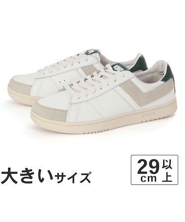 大きいサイズ【29cm 30cm】PONY ポニー M-PRO LOW LUX ホワイト/グリーン/オートミール