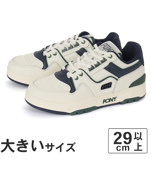 大きいサイズ【29cm 30cm 31cm 32cm】PONY ポニー M-100 LOW ARCHIVE スノーホワイト
