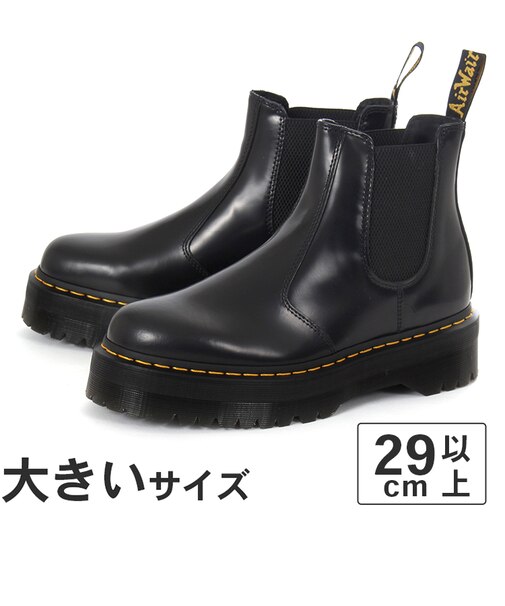 大きいサイズ【29cm】Dr.Martens ドクターマーチン 2976 QUAD 2976 クアッド チェルシーブーツ 24687001 ブラック