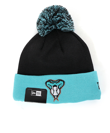 【海外限定 日本未発売】ポンポンニット アリゾナ ダイヤモンドバックスNEW ERA ニューエラ ブラック