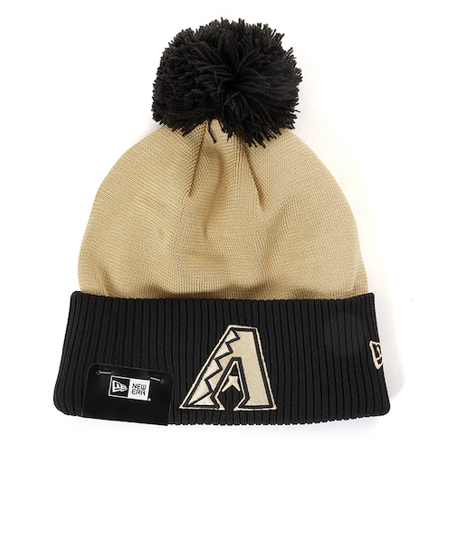 【海外限定 日本未発売】ポンポンニット アリゾナ ダイヤモンドバックスNEW ERA ニューエラ トープ