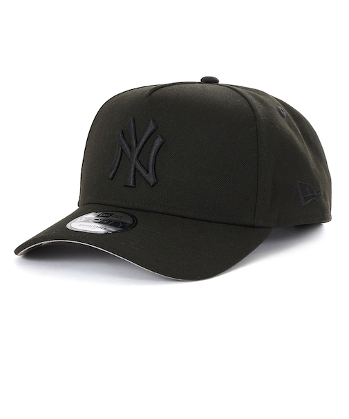 【海外限定 日本未発売】ニューヨーク ヤンキース キャップ 帽子NEW ERA ニューエラ 9FORTY A-Frame ブラック/ブラック