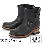 大きいサイズ【28cm】DIAMOND STREET ダイヤモンドストリート メンズ ショートエンジニアブーツ DS-48