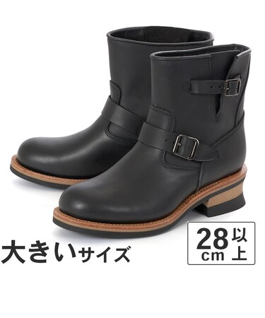 大きいサイズ【28cm】DIAMOND STREET ダイヤモンドストリート メンズ ショートエンジニアブーツ DS-48
