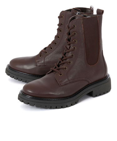 KLONDIKE クロンダイク レディース 本革 レースアップブーツ 45002