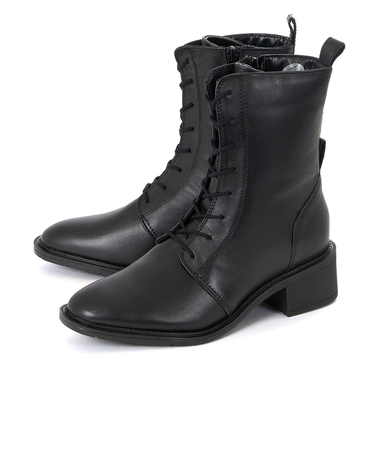 PIEDI NUDI ピエディヌーディ レディース 本革 レースアップブーツ 14302 ブラック