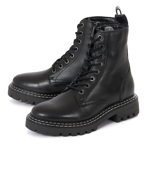 KLONDIKE 本革レースアップブーツ新品未使用23.5cm KLONDIKE クロンダイク レディース 本革 レースアップブーツ 45002
