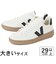 大きいサイズ【29cm】VEJA ヴェジャ V-12 LEATHER VJXD023640 ホワイト/ブラック/デューン