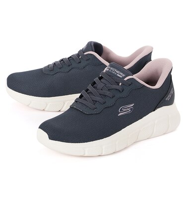 SKECHERS スケッチャーズ SLIP-INS スリップインズ ボブス B フレックス フレックス ルーシー 117324 QUAL DKNV BBK
