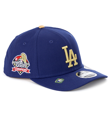 【海外限定 日本未発売】ドジャース キャップ 帽子 NEW ERA ニューエラ 2025 ゴールドコレクション 9SEVENTY ストレッチスナップ Los Angeles Dodgers ロイヤル