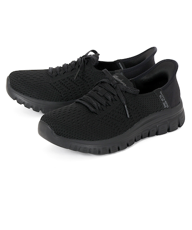 SKECHERS スケッチャーズ SLIP-INS スリップインズ グレースフル ファースト ブラッシュ 100736 BBK TPE