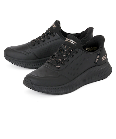 SKECHERS スケッチャーズ SLIP-INS スリップインズ ボブス スクワッド 4 キー ルック 117740 BBK BLSH