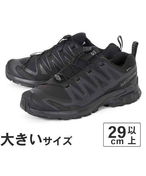 大きいサイズ【29cm 30cm 31cm】SALOMON サロモン XA PRO 3D V9 WIDE GORE-TEX エックスエー プロ 3D V9 ワイド ゴアテックス L47277000 ブラック/ファントム