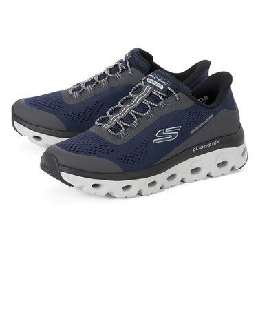 SKECHERS スケッチャーズ SLIP-INS スリップインズ グライドステップ ソール グローバー ピーク 237812 BBK NVY