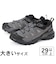 大きいサイズ【29cm 30cm】SALOMON サロモン X ULTRA 360 LEATHER GORE-TEX エックス ウルトラ 360 レザー ゴアテックス L47571400 シャークスキン/キャッスルロック