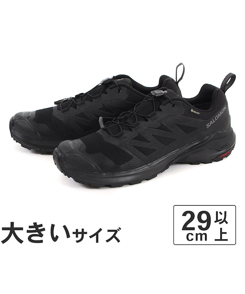 大きいサイズ【29cm 30cm 31cm】SALOMON サロモン X-ADVENTURE GORE-TEX エックスアドベンチャー ゴアテックス L47321100 ブラック/ブラック