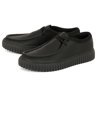 Clarks クラークス TORHILL LO トーヒル ロー 26181385 ブラックレザー