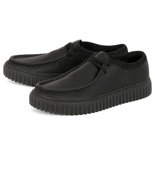 Clarks クラークス TORHILL LO トーヒル ロー 26181385 ブラックレザー