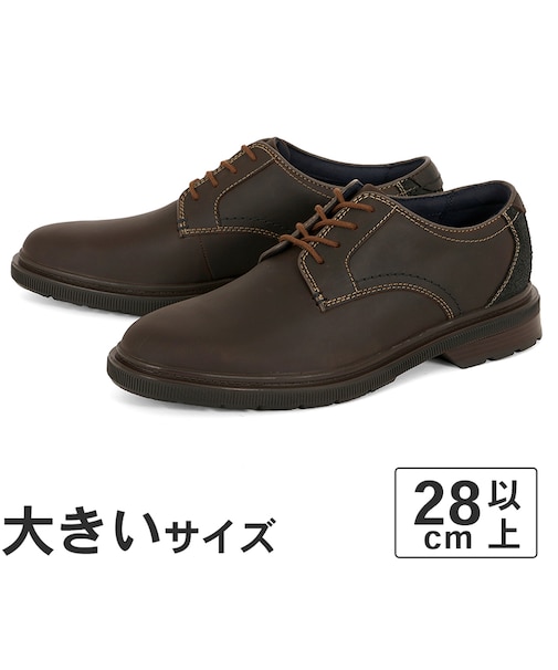 大きいサイズ【28cm 28.5cm 29cm】Clarks クラークス BURCHILL DERBY 26176928 ビーズワックスレザー