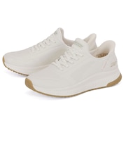 SKECHERS スケッチャーズ SLIP-INS スリップインズ ボブス スクワッド 4 キールック 117740 WHT ホワイト