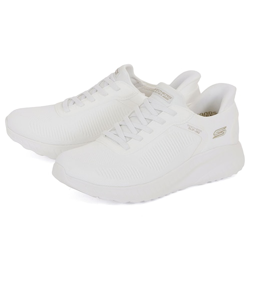 SKECHERS スケッチャーズ SLIP-INS スリップインズ ボブス スクワッド カオス カレント ミューズ 117497W OFWT LAV TPE
