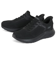SKECHERS スケッチャーズ SLIP-INS スリップインズ ボブス スクワッド カオス ソリッド ステップ 118312W BBK ブラック