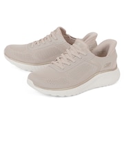 SKECHERS スケッチャーズ SLIP-INS BOBS SQUAD CHAOS CURRENT MUSE スリップインズ ボブス スクワッド カオス カレント ミューズ 117497W BKGD NTGD