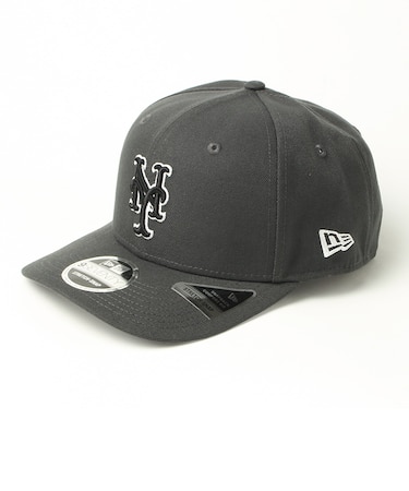 【海外限定 日本未発売】ニューヨーク・メッツ キャップ 帽子 NEW ERA ニューエラ 9SEVENTY チャコール