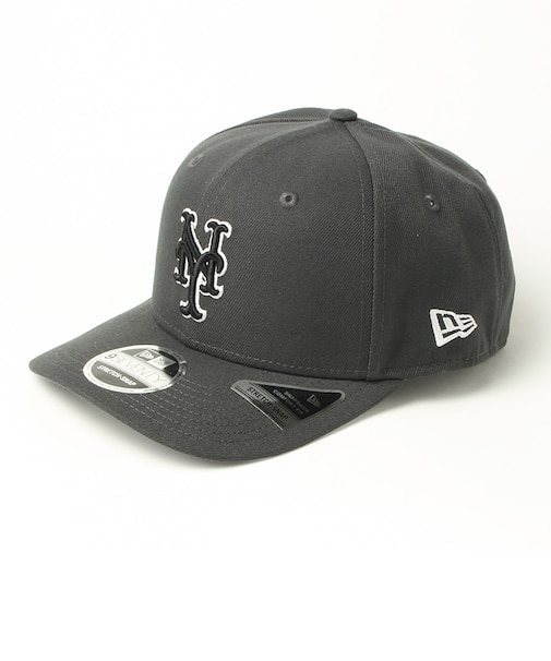 【海外限定 日本未発売】ニューヨーク・メッツ キャップ 帽子 NEW ERA ニューエラ 9SEVENTY チャコール