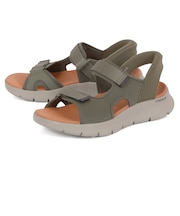 SKECHERS スケッチャーズ SLIP-INS スリップインズ ゴーウォーク フレックス サンダル イージー エントリー 229210 BKLM OLV
