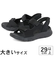 大きいサイズ【29cm 30cm 31cm 32cm】SKECHERS スケッチャーズ SLIP-INS スリップインズ ゴーウォーク フレックス サンダル イージー エントリー 229210 BKLM OLV
